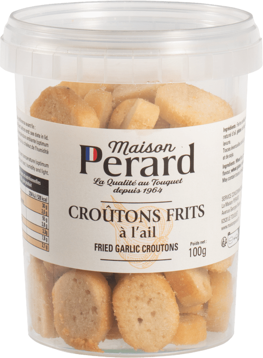 Croûtons frits à l'ail