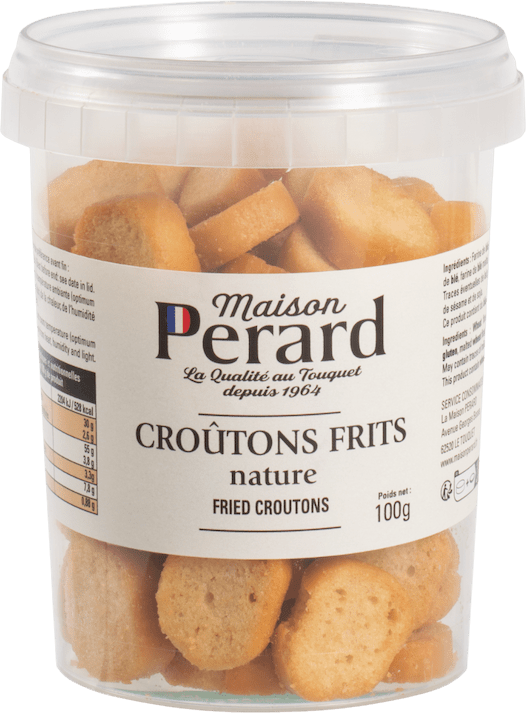 Einfache gebratene Croutons