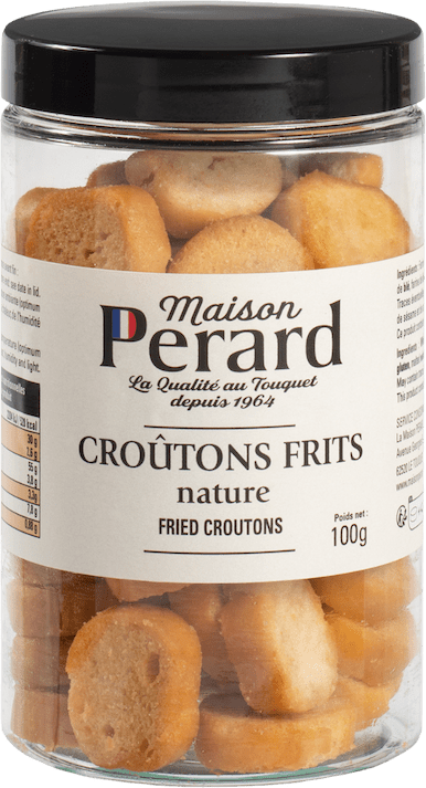 Einfache gebratene Croutons