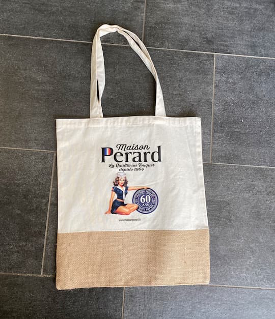 Sac tissu 60 ans Maison Perard