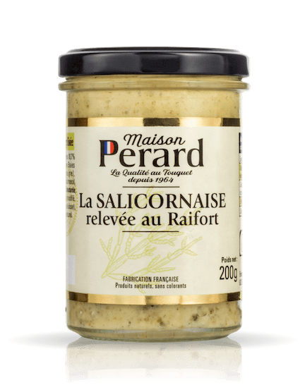 Salicornaise with horseradish